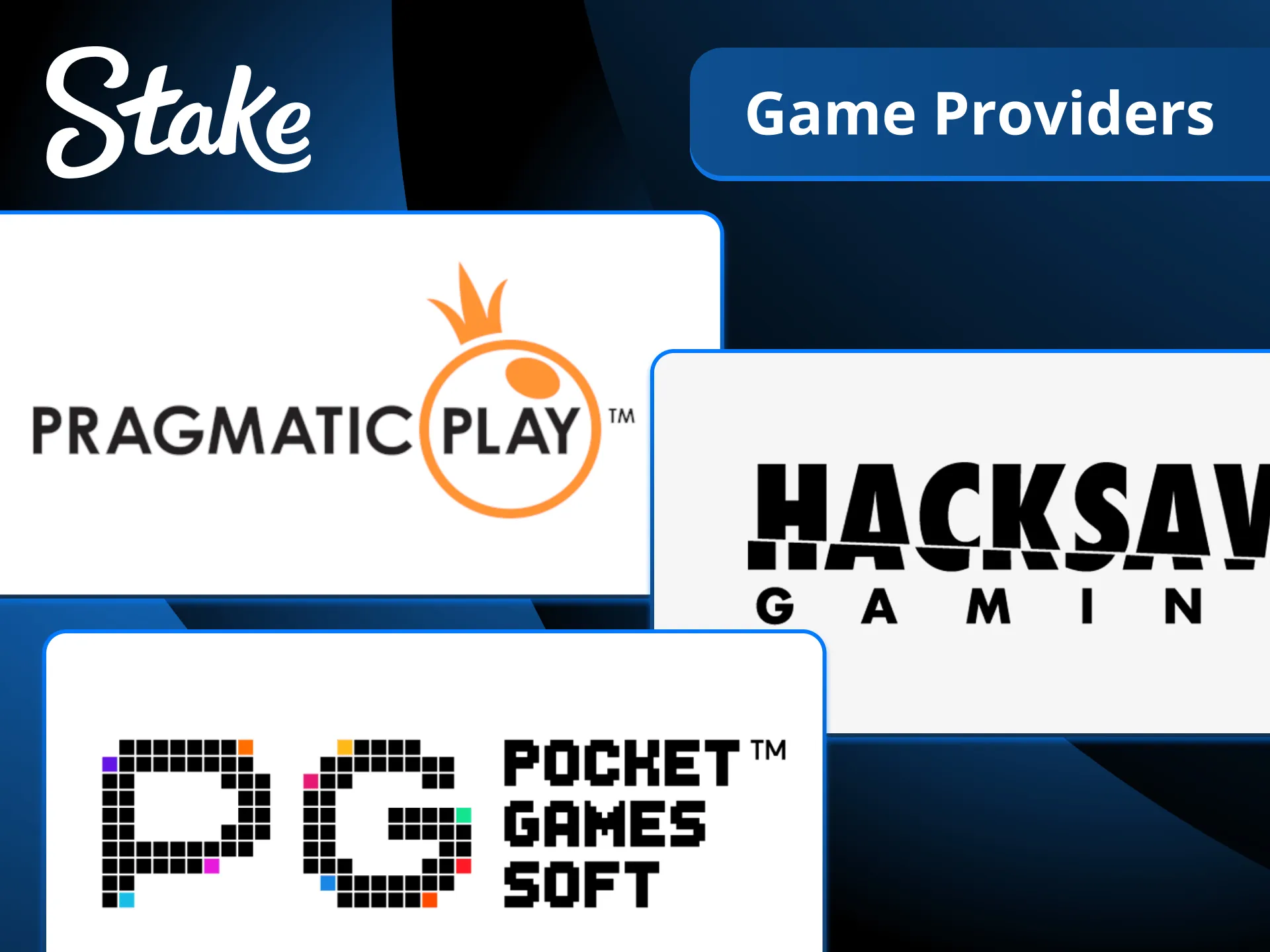 Explore top providers inside the Stake app.