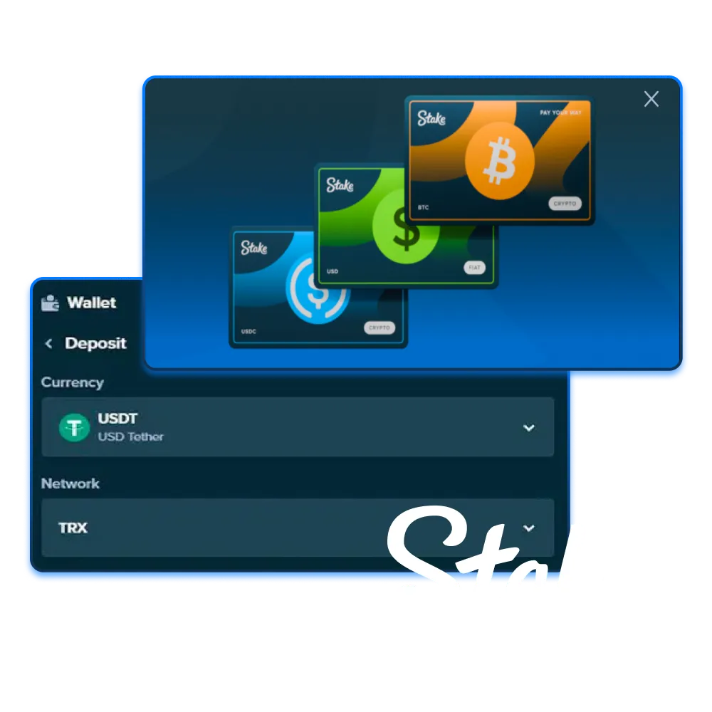 Make smooth deposits to start on Stake.