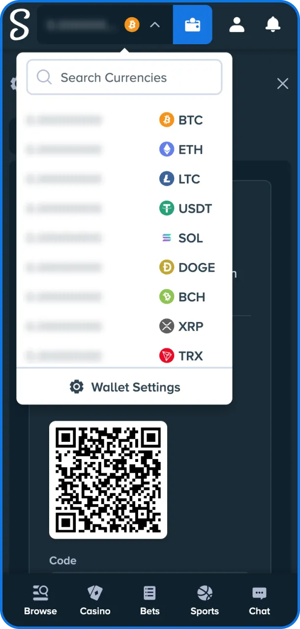 Wait for confirmation to enjoy Stake action.