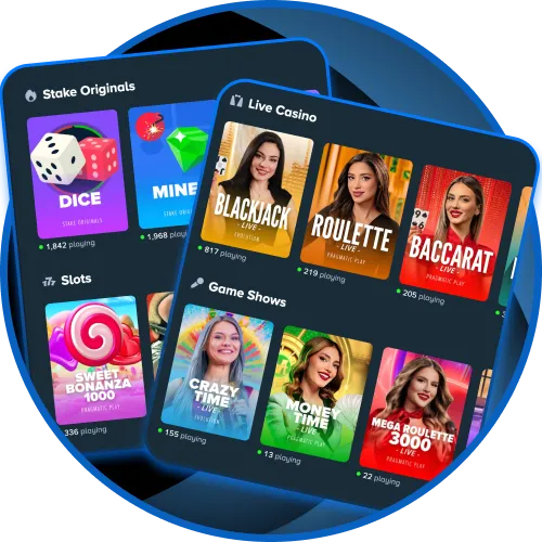 Discover thrilling casino games on Stake.