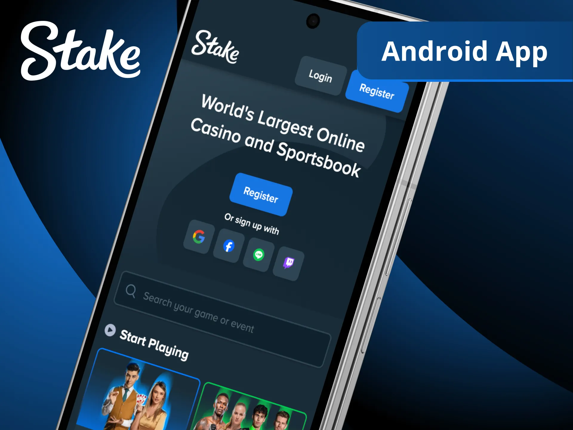 Enjoy the smooth Stake Android app.