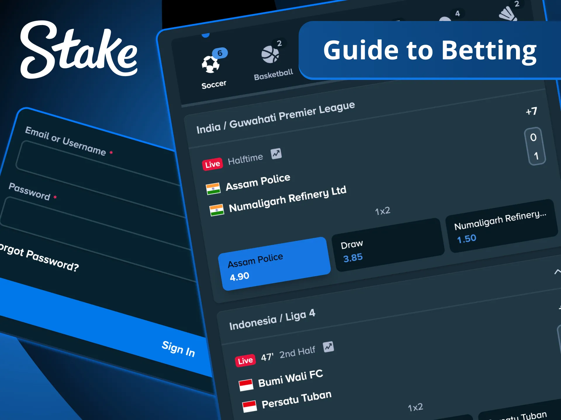 Learn betting essentials with Stake guides.