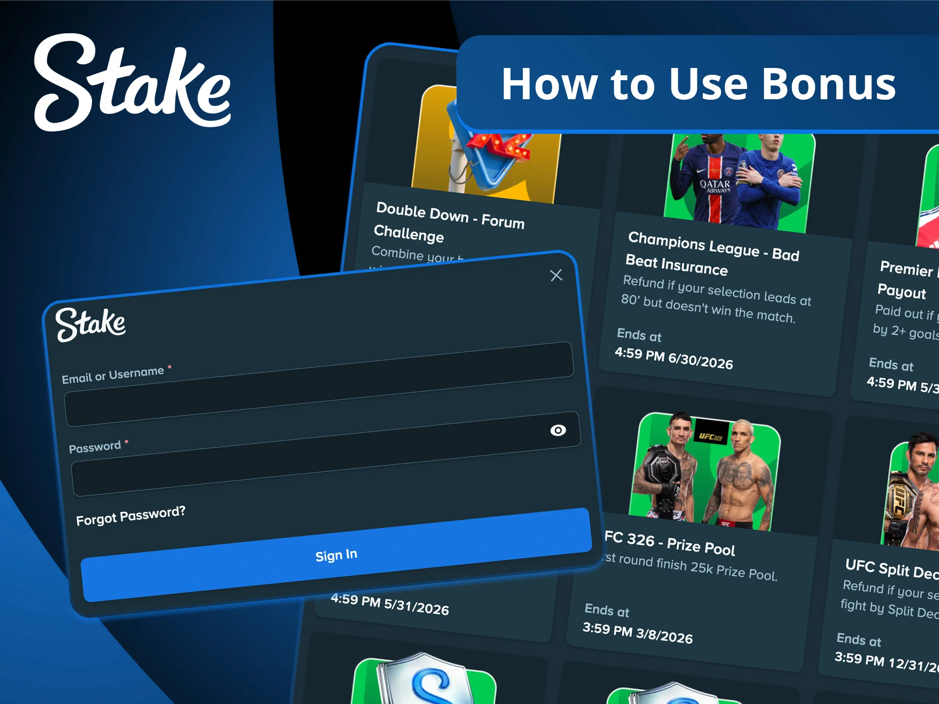 Discover how to use the Stake bonus effectively to increase your play time.