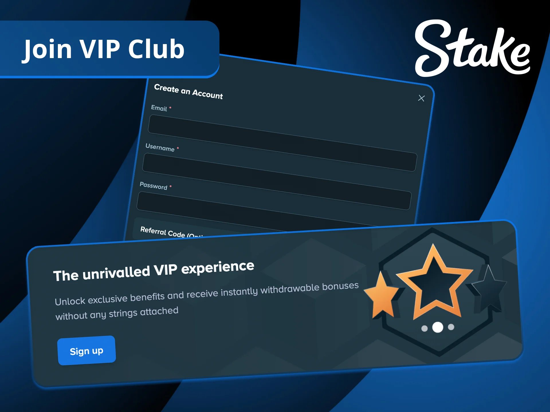 Find out how to join and grow inside the Stake VIP club for bigger rewards.